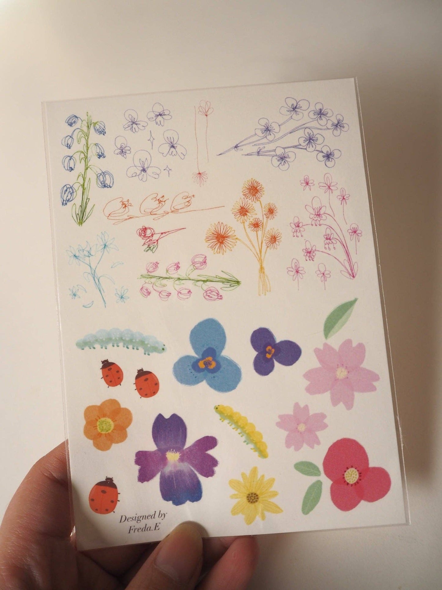 Waterproof Temporary tattoos Designed by Freda. E