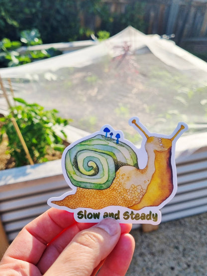 Vinyl Stickers - Snail - Slow and Steady