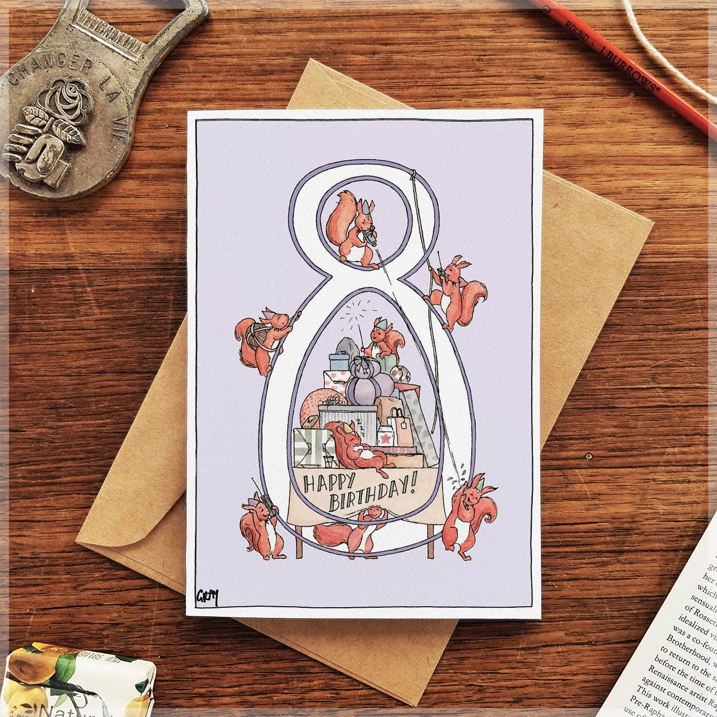 8th Birthday - Greeting Card