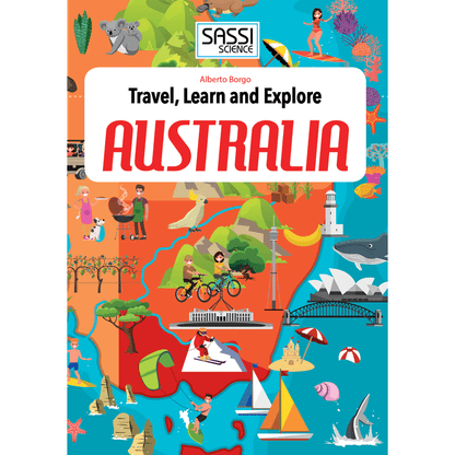 Sassi Travel, Learn and Explore - Puzzle and Book Set - Australia, 210 pcs