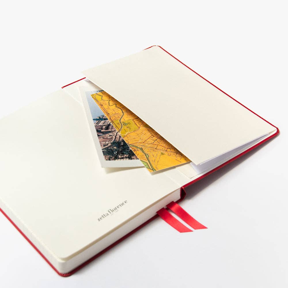 Lined Hardcover Elastic Journal - A5