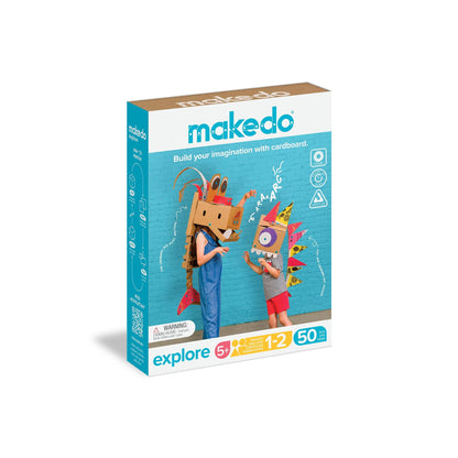 Explore Kit | Makedo Cardboard Construction for 1-2 Makers