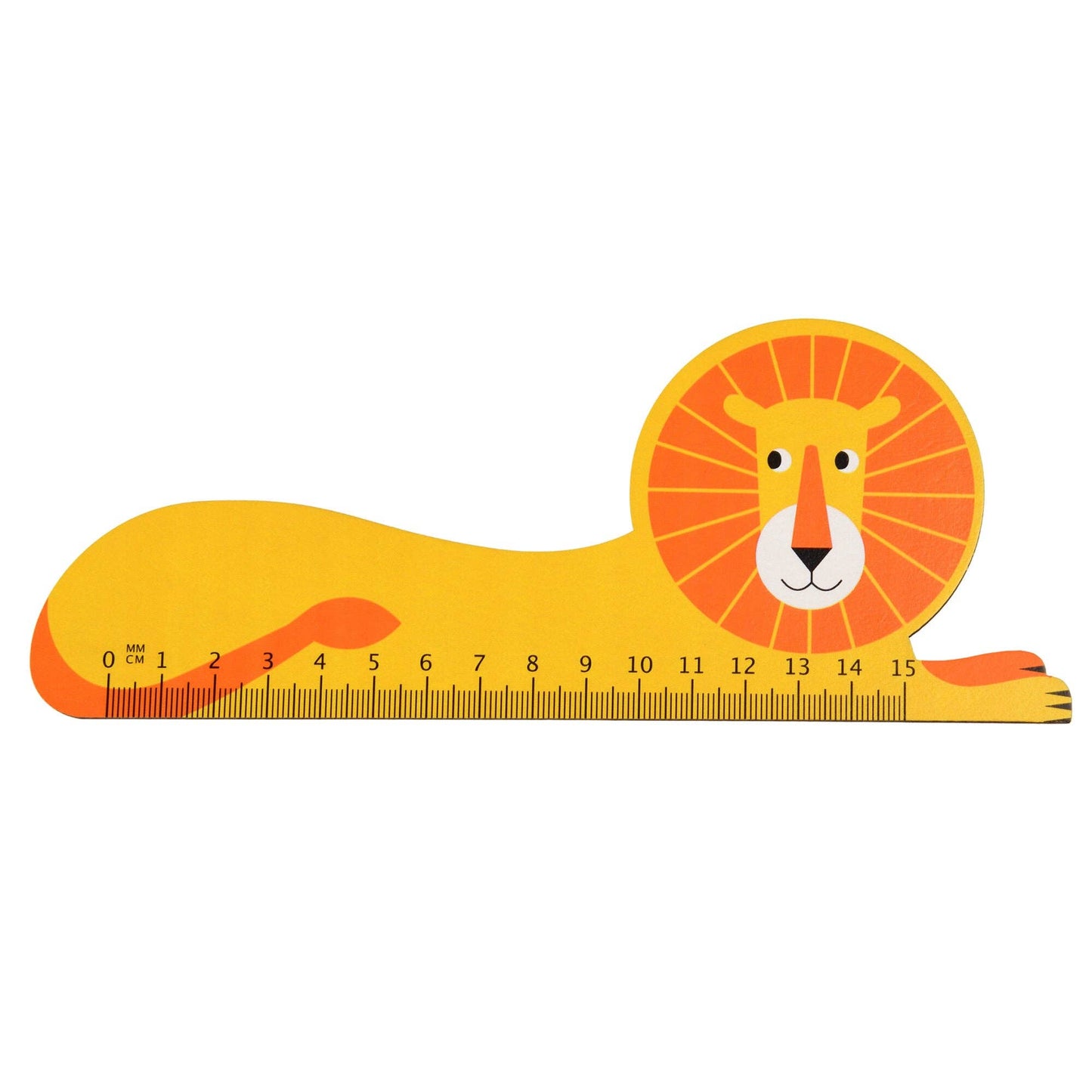 Animal Wooden Ruler 15cm