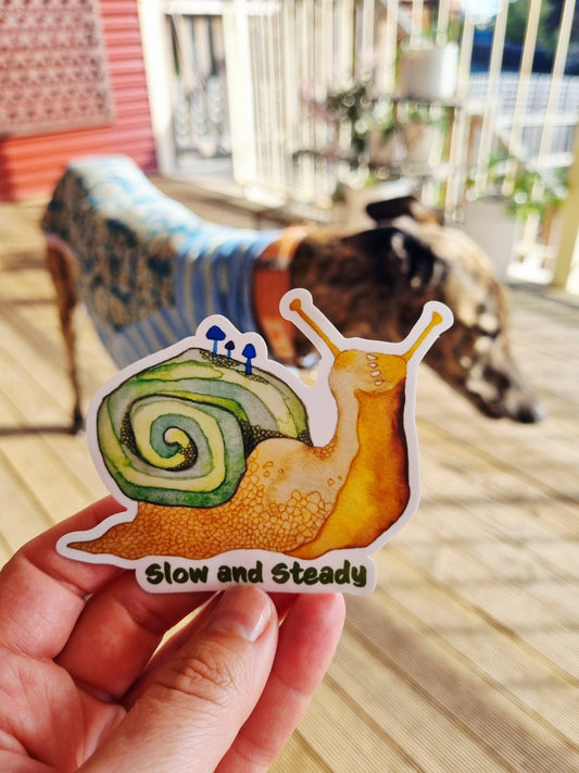 Vinyl Stickers - Snail - Slow and Steady