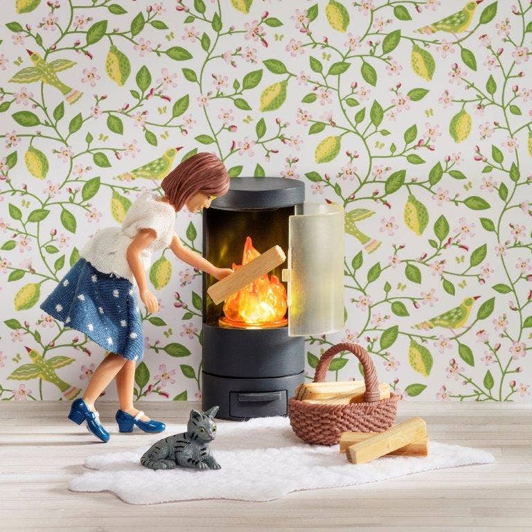 Lundby Doll House Accessories - Fireplace Set