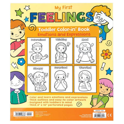 Ooly Colour-in' Book Toddler- Feelings