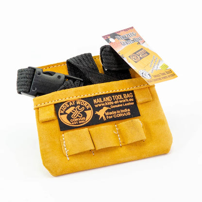 'Kids at Work' Leather Tool Belt