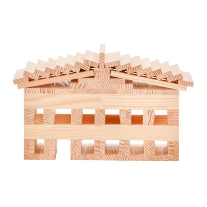 KAPLA Blocks: Building Planks (100, Natural, In Wooden Box)