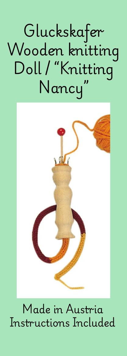 Wooden Knitting Doll / "Knitting Nancy"
