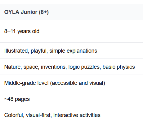 Oyla Junior Magazine