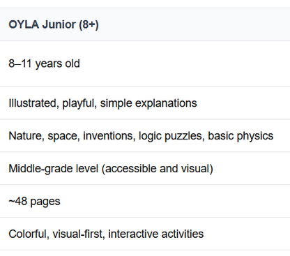 Oyla Junior Magazine