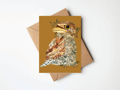 Frogmouth Blank Card