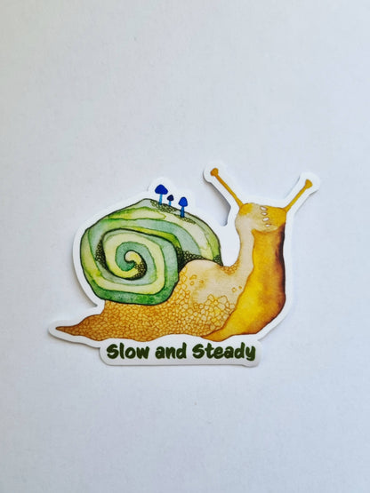 Vinyl Stickers - Snail - Slow and Steady