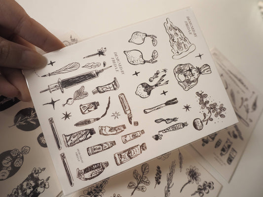 Waterproof Temporary tattoos Designed by Freda. E