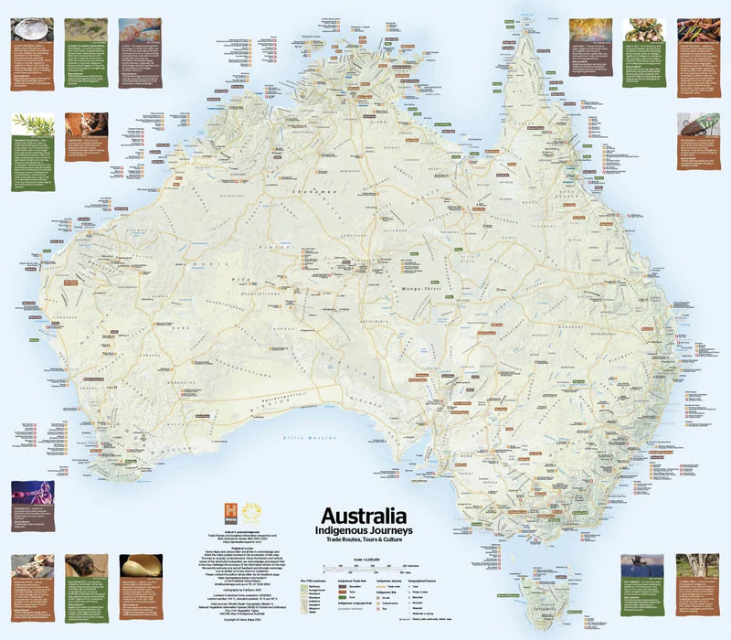 Australia Indigenous Journeys Map