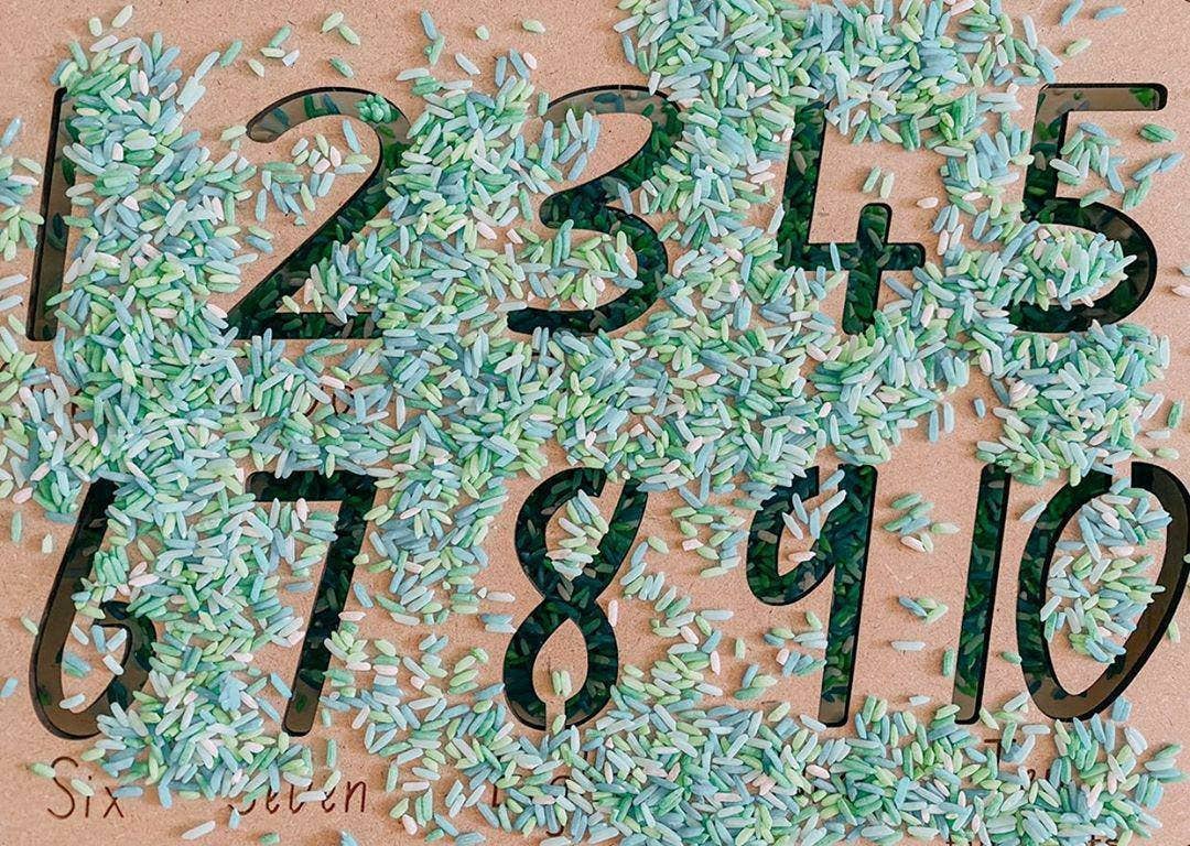 Numbers Stencil