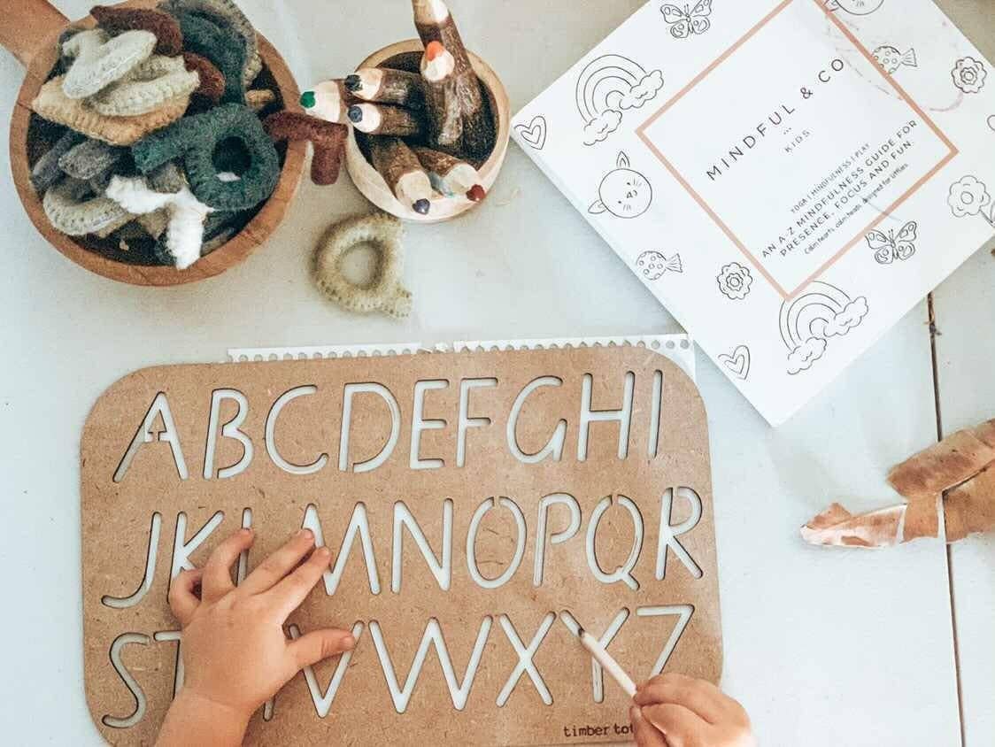 Uppercase Alphabet Stencil