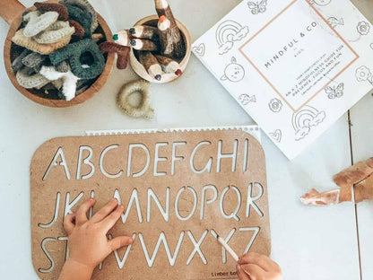 Uppercase Alphabet Stencil