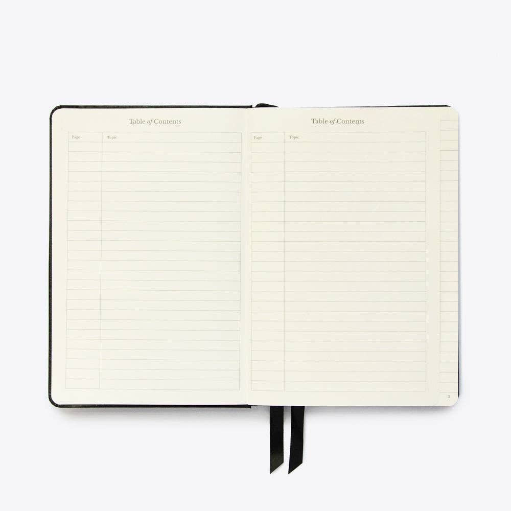 Lined Hardcover Elastic Journal - A5