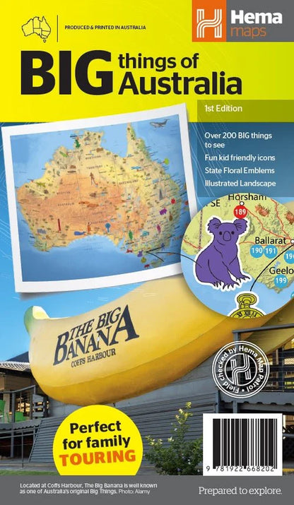 Big things of Australia Map