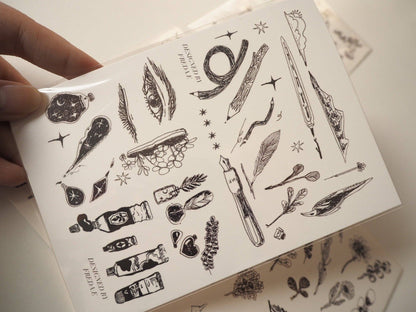 Waterproof Temporary tattoos Designed by Freda. E