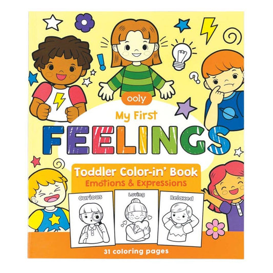 Ooly Colour-in' Book Toddler- Feelings