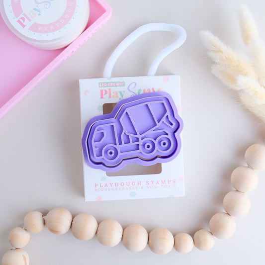 Eco Playdough Stamps | Cement Truck