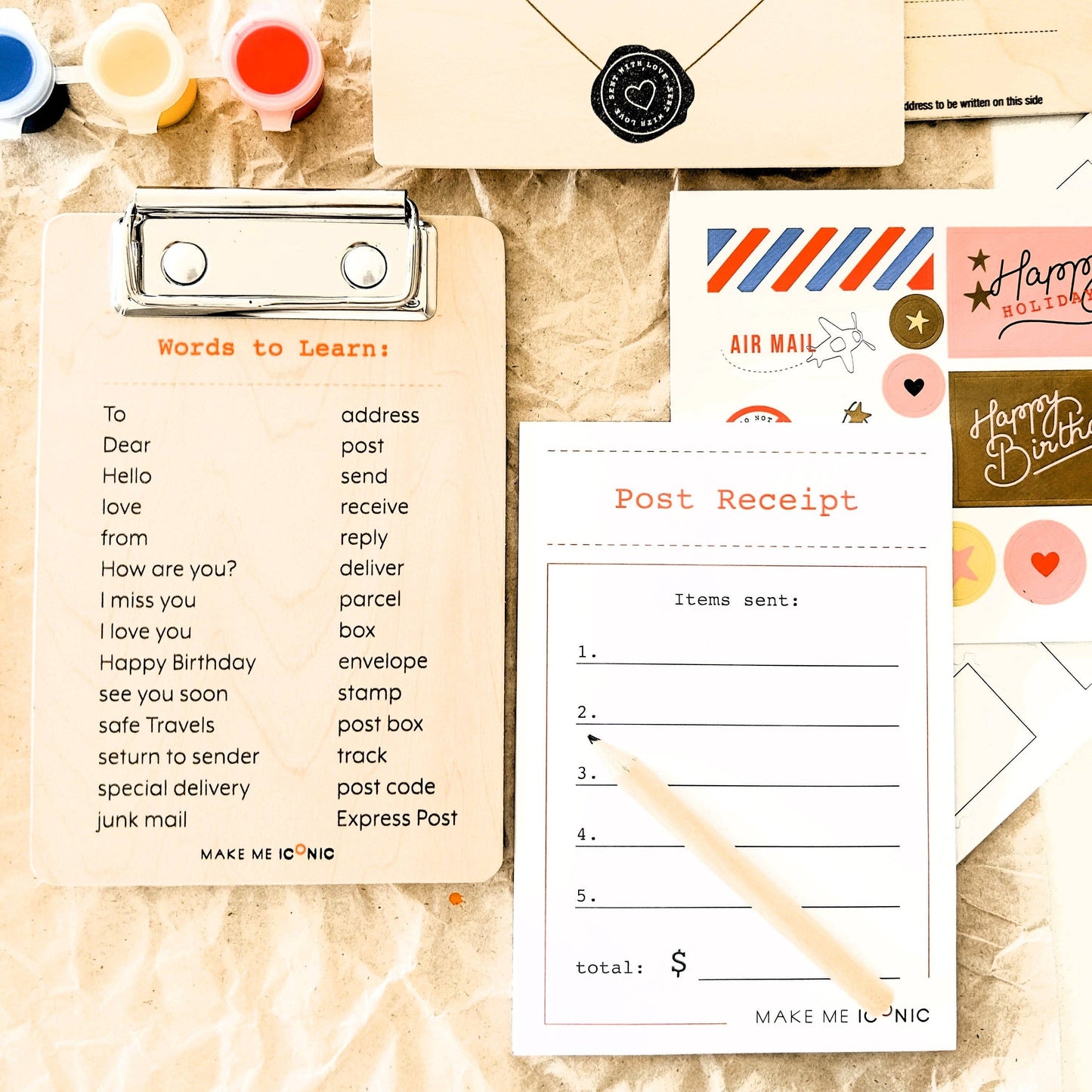Post Box Letters Craft Kit