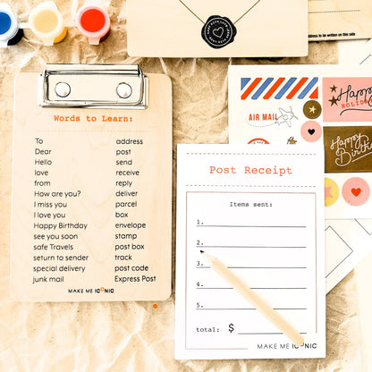 Post Box Letters Craft Kit