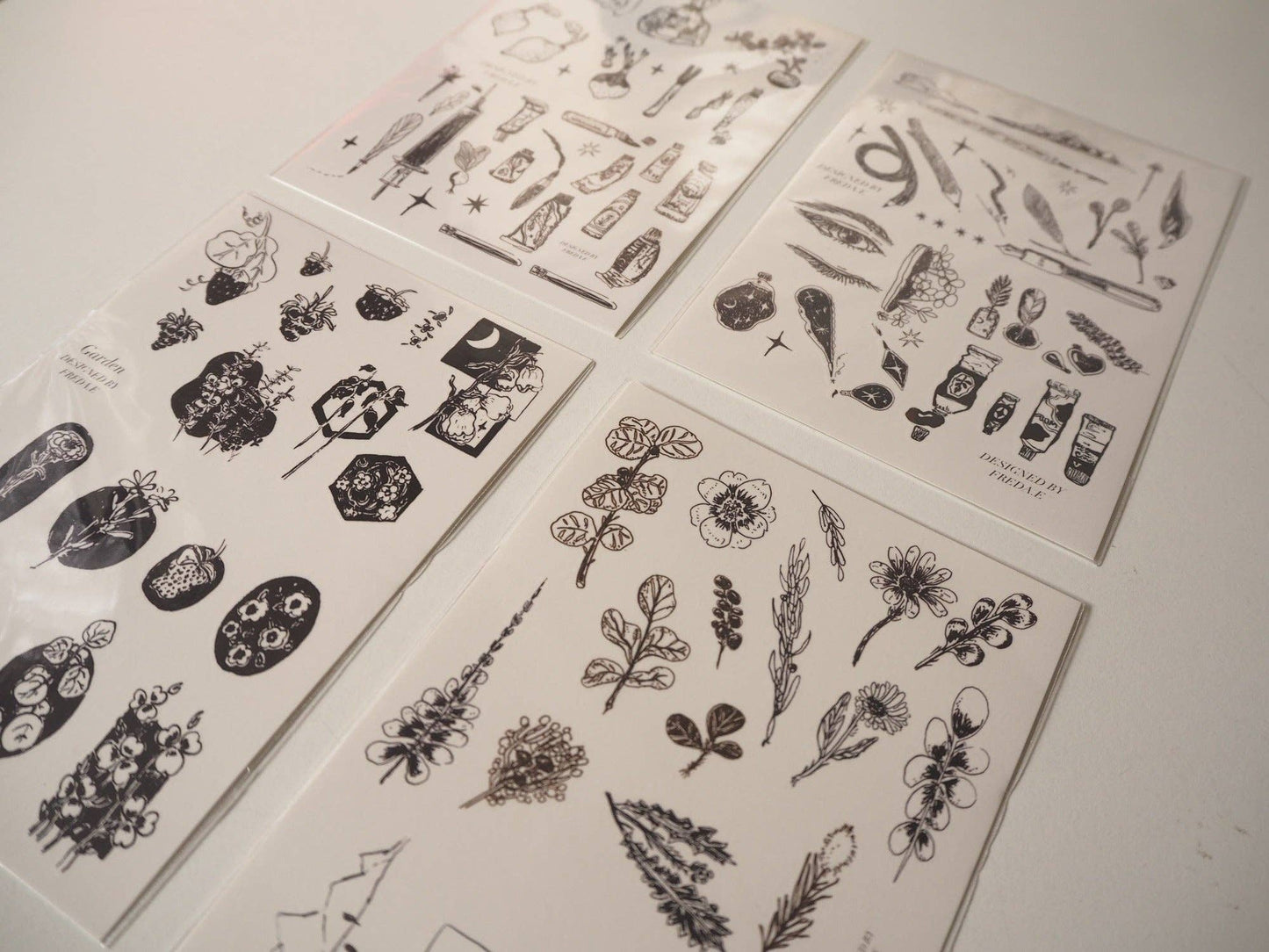 Waterproof Temporary tattoos Designed by Freda. E