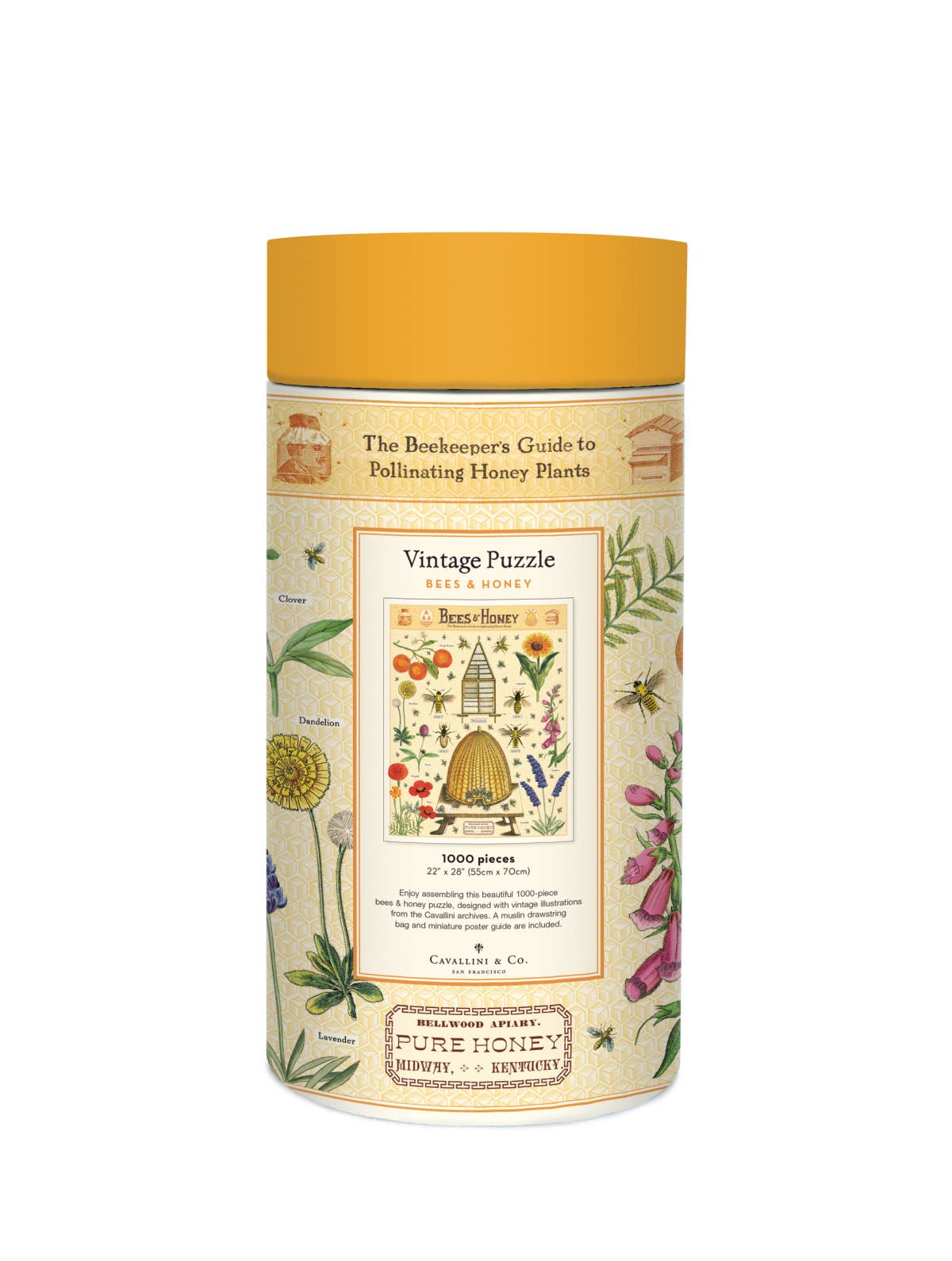 Cavallini - 1000 Pc Puzzle Bees and Honey