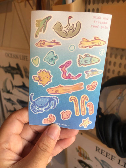 Otah and Friends Series Sticker Sheet OS1024