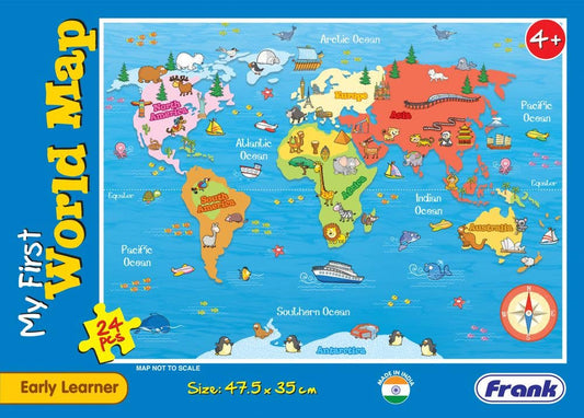 Frank Educational Puzzle - My First World Map