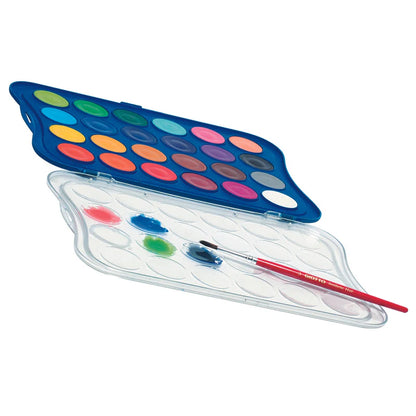 Watercolour Paint Set (24 Colours + Brush)