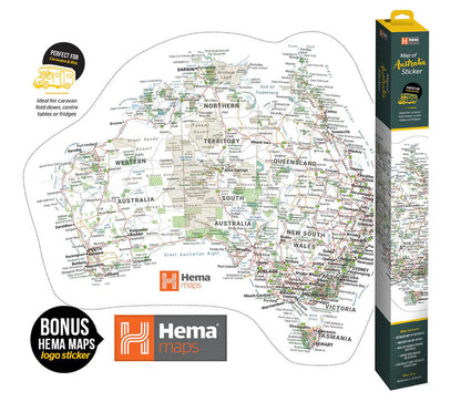 Map of Australia Sticker (Huge!)