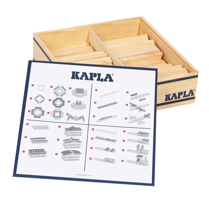 KAPLA Blocks: Building Planks (100, Natural, In Wooden Box)