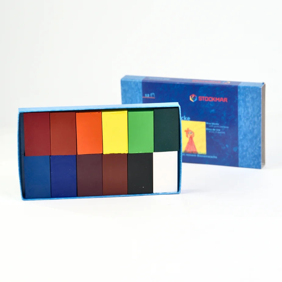 STOCKMAR Wax Block Crayons (Box of 12)